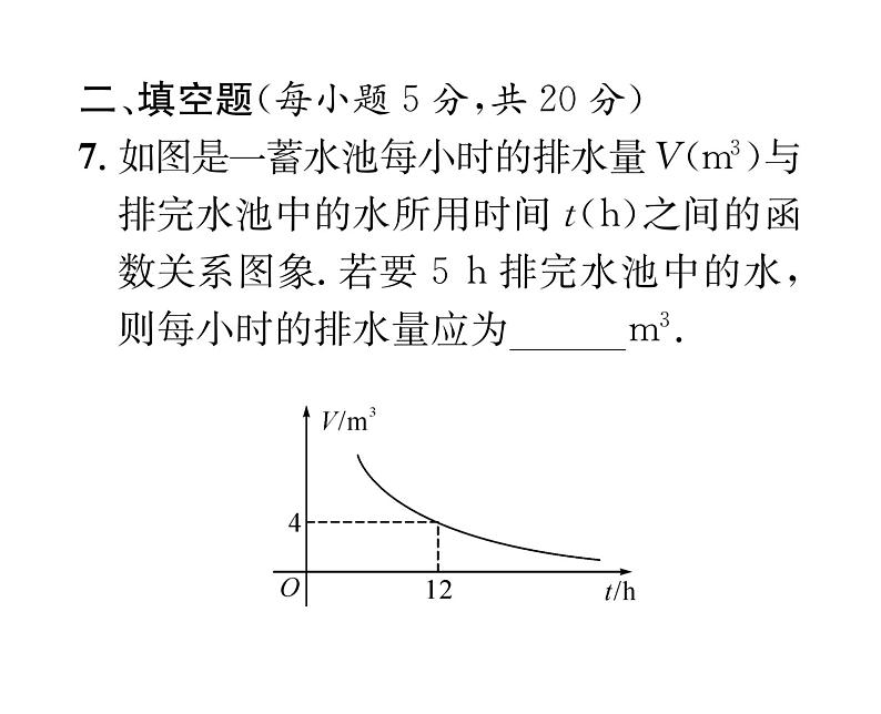 人教版九年级数学下册第26章过关训练课时训练课件PPT07