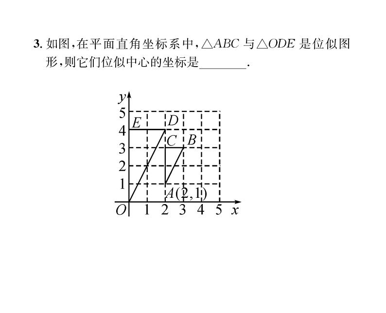 人教版九年级数学下册第27章第2课时  平面直角坐标系中的位似课时训练课件PPT第6页