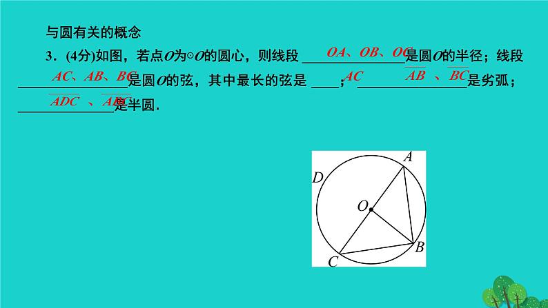 24.1.1 圆 人教版数学九年级上册作业课件04