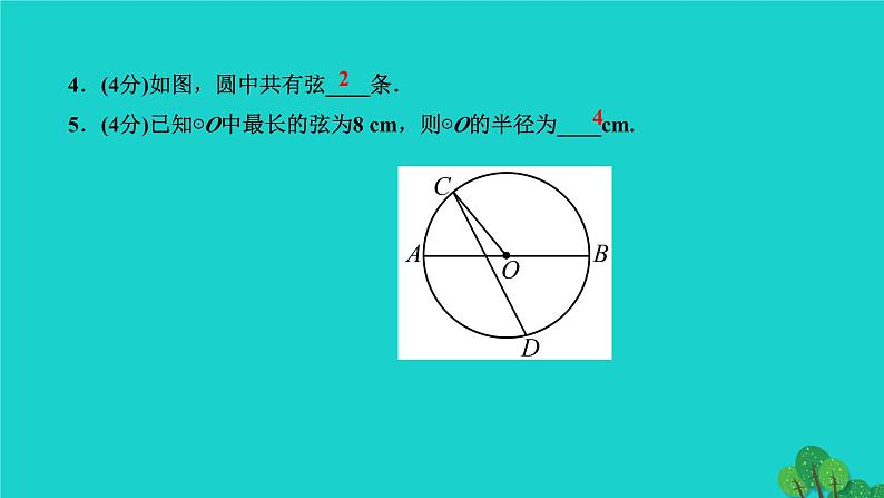 24.1.1 圆 人教版数学九年级上册作业课件05