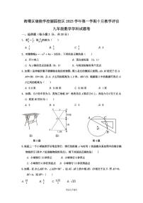 浙江省宁波市海曙区储能学校丽园校区2023-2024学年九年级上学期十月教学评估数学试题