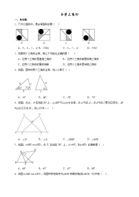 人教版八年级上册12.1 全等三角形一课一练