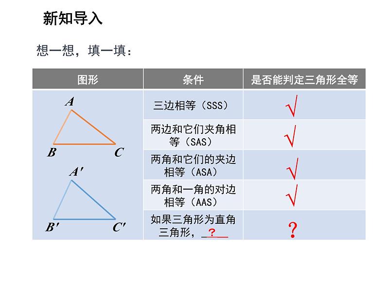 13.2.6 斜边直角边 华东师大版八年级数学上册教学课件03