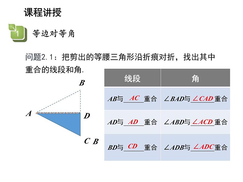 13.3.1 等腰三角形的性质 华东师大版八年级数学上册教学课件06