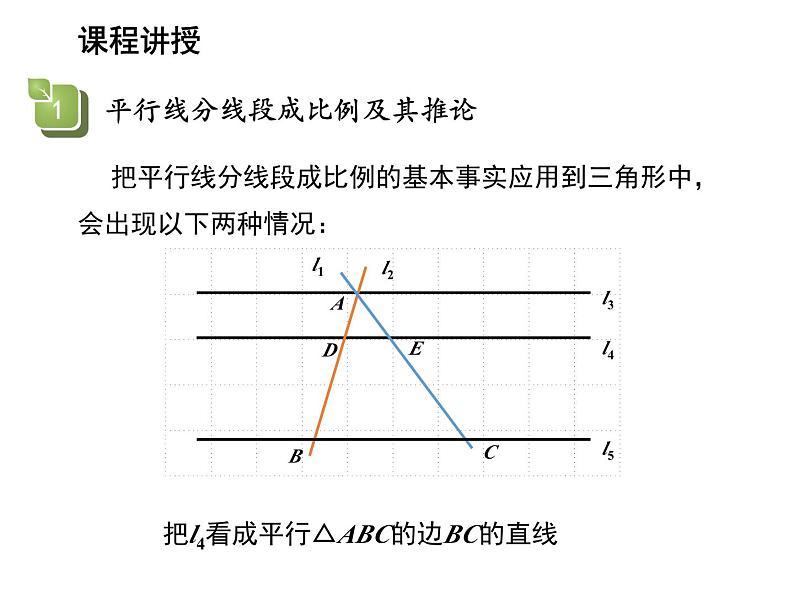 23.1.2 平行线分线段成比例 华东师大版九年级数学上册教学课件07