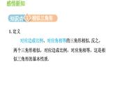23.3.1 相似三角形 华东师大版九年级数学上册导学课件