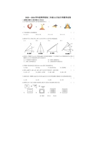 江苏省苏州市苏州园区星湾学校 2023-2024学年八年级上学期10月月考数学试卷