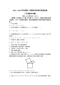 山东省菏泽市鄄城县2022-2023学年八年级上学期期末质量检测数学试卷(含答案)