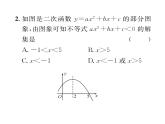 人教版九年级数学上册第22章22.2  二次函数与一元二次方程课时训练课件PPT