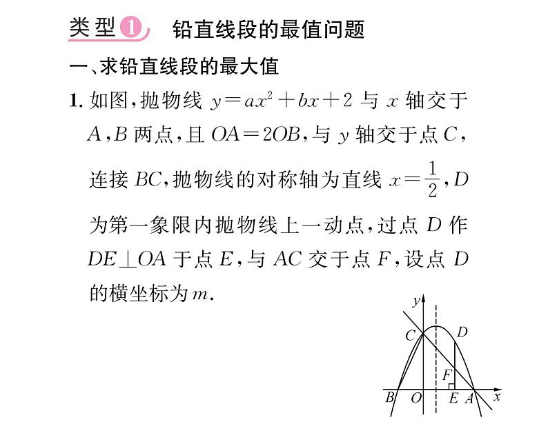 人教版九年级数学上册第22章小专题6  二次函数与几何问题的综合课时训练课件PPT02