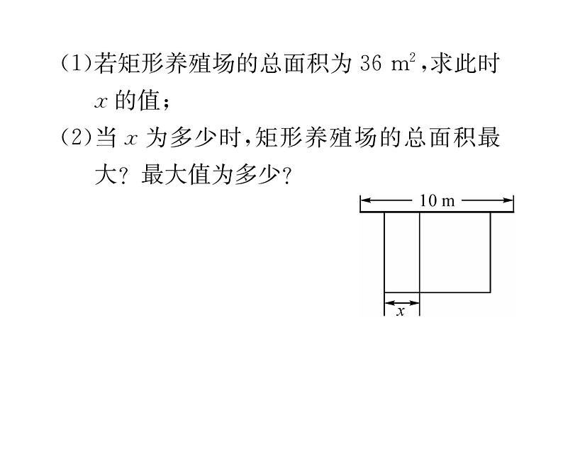 人教版九年级数学上册第22章小专题7  二次函数的实际应用课时训练课件PPT第3页