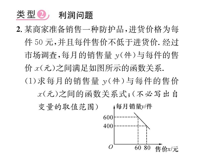 人教版九年级数学上册第22章小专题7  二次函数的实际应用课时训练课件PPT第6页