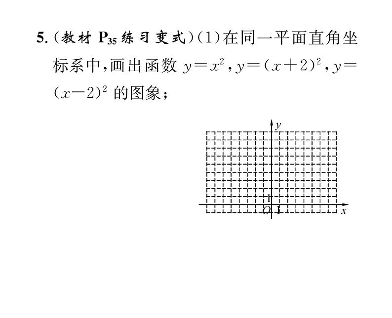 人教版九年级数学上册第22章22.1.3第2课时  二次函数y=a(x-h)²的图象和性质课时训练课件PPT05