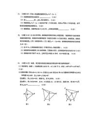 武汉市东西湖区2023～2024学年九年级上10月月考数学试题