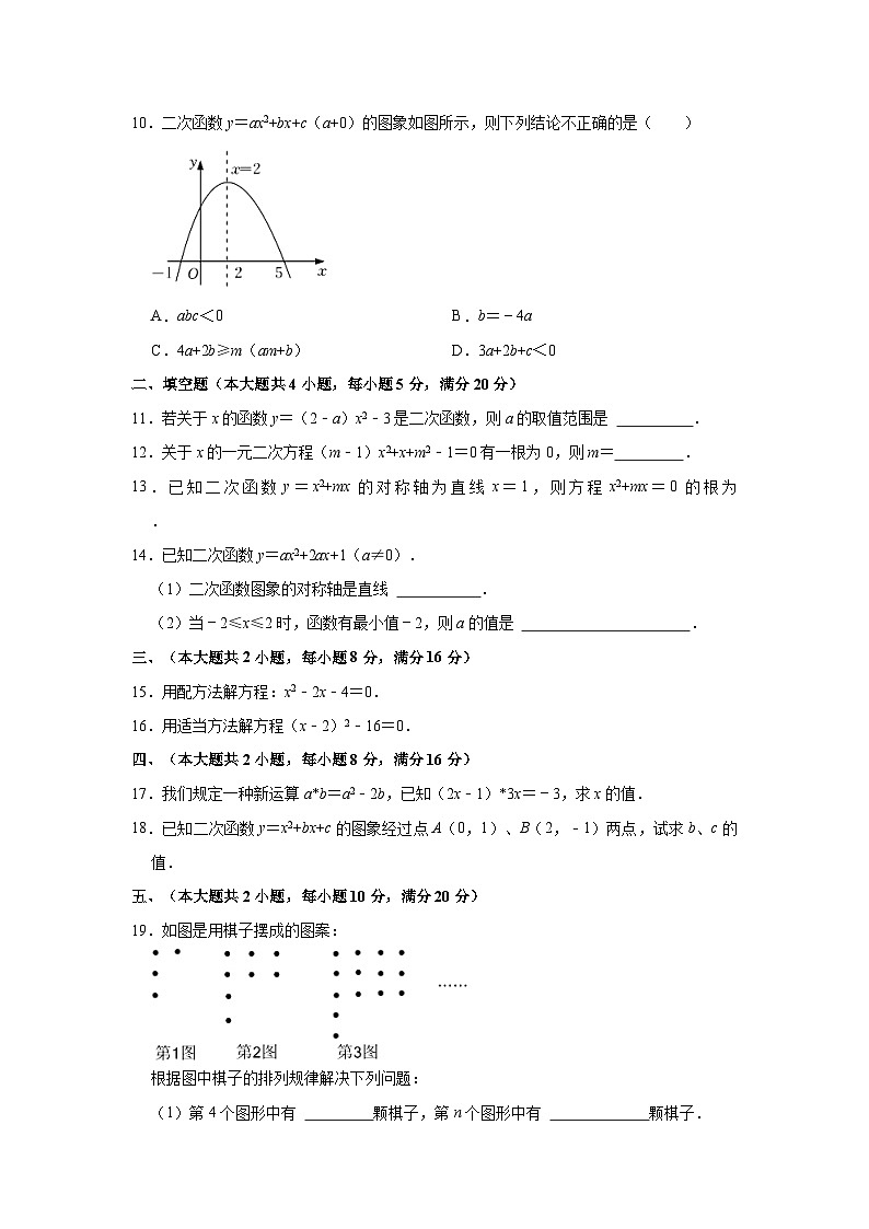 2023-2024学年安徽省淮南市东部地区九年级（上）第一次月考数学试卷（含解析）第2页