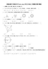 福建省厦门市集美中学2023—2024学年九年级上学期数学期中模拟