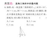 北师大版八年级数学上册第1章勾股定理小专题1  利用勾股定理解决折叠问题课时训练课件PPT