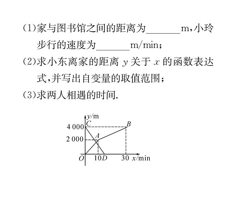 北师大版八年级数学上册第4章一次函数小专题8  一次函数的实际应用课时训练课件PPT第3页