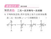 北师大版八年级数学上册第5章二元一次方程组6  二元一次方程与一次函数课时训练课件PPT