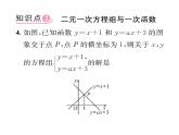 北师大版八年级数学上册第5章二元一次方程组6  二元一次方程与一次函数课时训练课件PPT