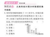 北师大版八年级数学上册第6章数据的分析3  从统计图分析数据的集中趋势课时训练课件PPT