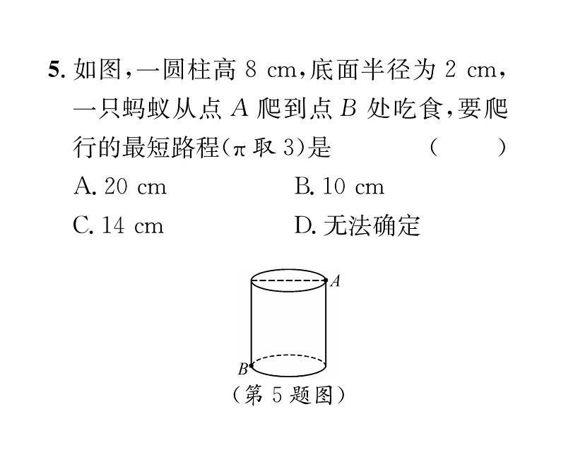 北师大版八年级数学上册1.1-1.3阶段测试（1）课时训练课件PPT第5页