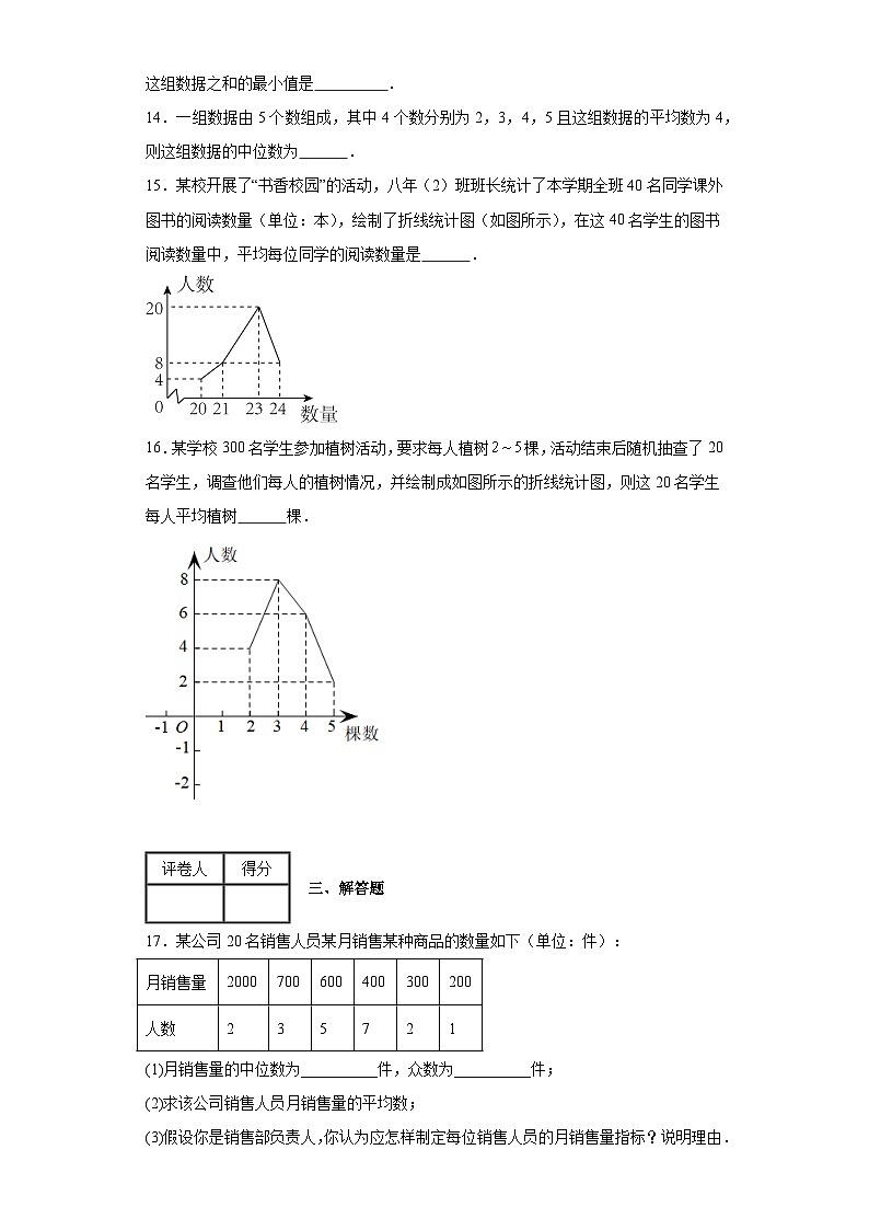 北师大版八年级上册数学第六章数据的分析（B卷）含解析答案03