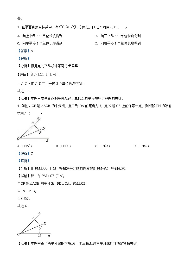 精品解析：广东省深圳市罗湖区2021-2022学年八年级下学期期中数学试题02