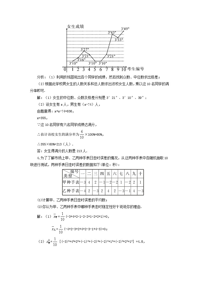第5章用样本推断总体章末复习教案（湘教版九年级上册）03