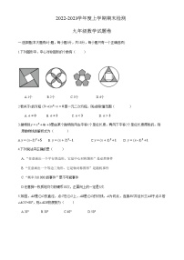 江西省赣州市大余县2022-2023学年上学期九年级数学期末试卷