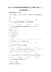 2023-2024学年陕西省西安市碑林区西北工大附中八年级上学期练习数学试卷（含解析）