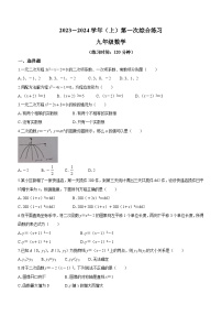 福建省南平市光泽县2023-2024学年九年级上学期第一次月考数学试题