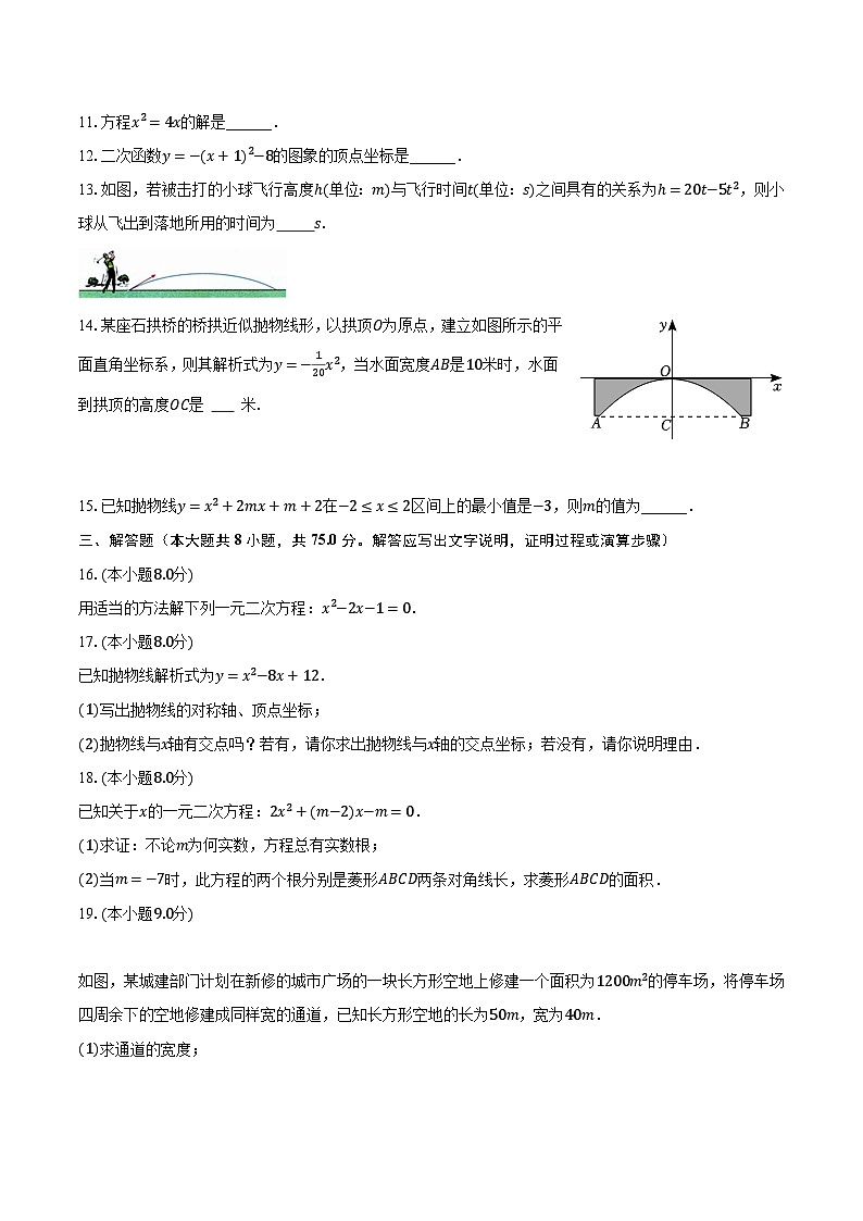 2023-2024学年广东省中山市教学共进联盟九年级（上）月考数学试卷（10月份）（含解析）03
