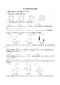 江苏省江阴市夏港中学2023-2024学年八年级上学期第一次作业反馈练习数学试卷