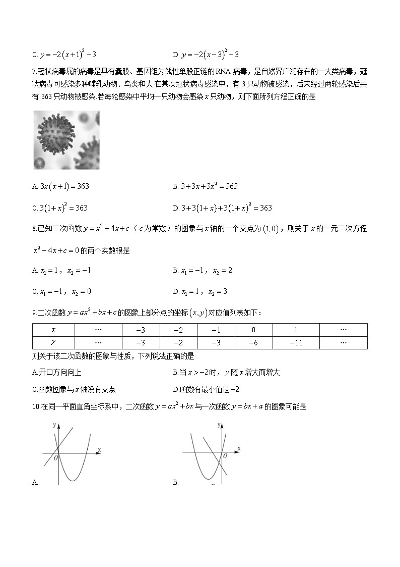 山西省吕梁孝义市2023-2024学年九年级上学期期中数学试题02