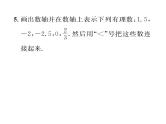 人教版七年级数学上第1章有理数小专题1数轴的应用课时训练课件PPT