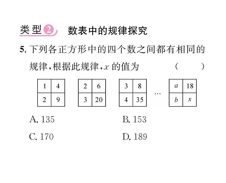 人教版七年级数学上第2章整式的加减小专题5  整式规律探究课时训练课件PPT第5页