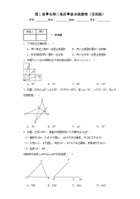 初中数学苏科版八年级上册1.2 全等三角形精品精练