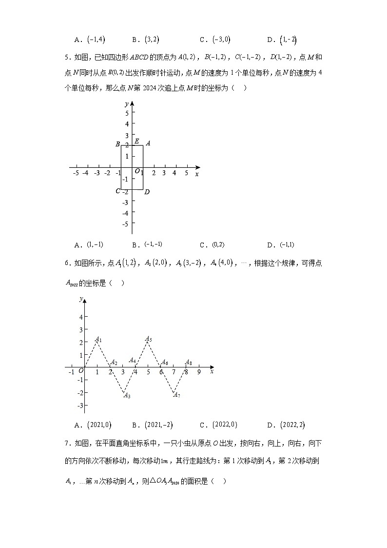 苏科版八年级上册数学专题5.1坐标系中的面积问题与规律问题专项训练含解析答案02