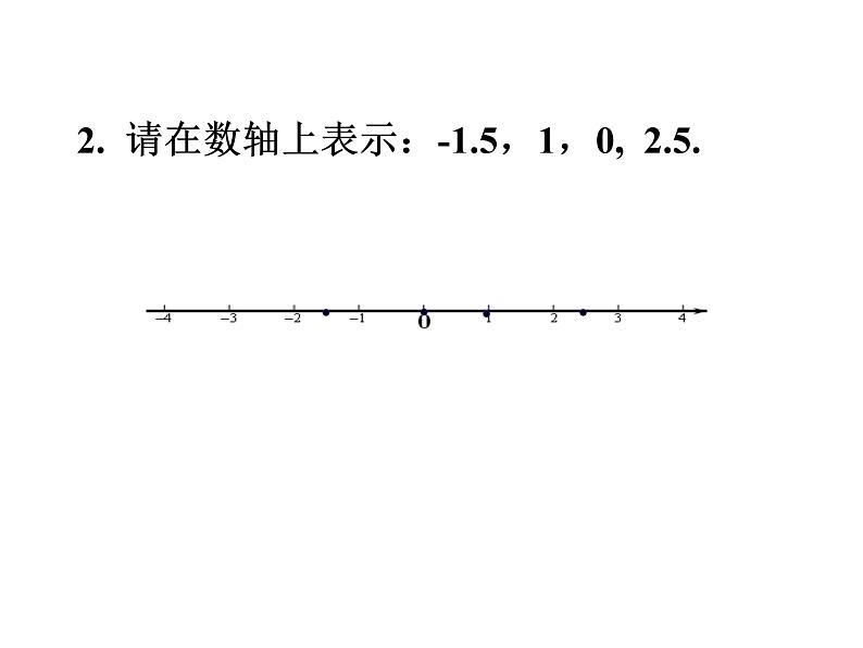 1.2.2 数轴    课件 2023—2024学年人教版数学七年级上册06