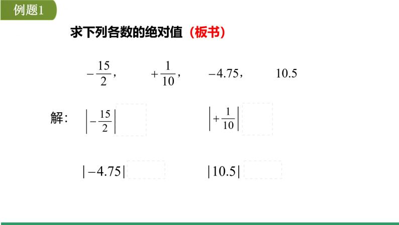 1.2.4 绝对值  课件 2023—2024学年人教版数学七年级上 册05