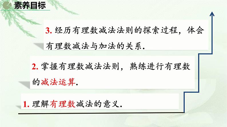 1.3.2 有理数的减法（第1课时）课件　　2023-2024学年人教版数学七年级上册02