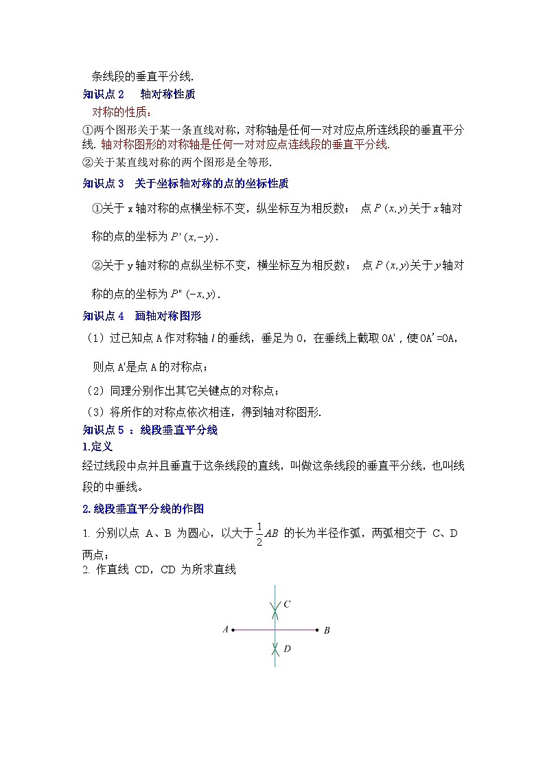 专题03 轴对称图形（知识串讲+热考题型+真题训练）-2023-2024学年八年级数学上学期期中期末考点归纳满分攻略讲练（人教版）02