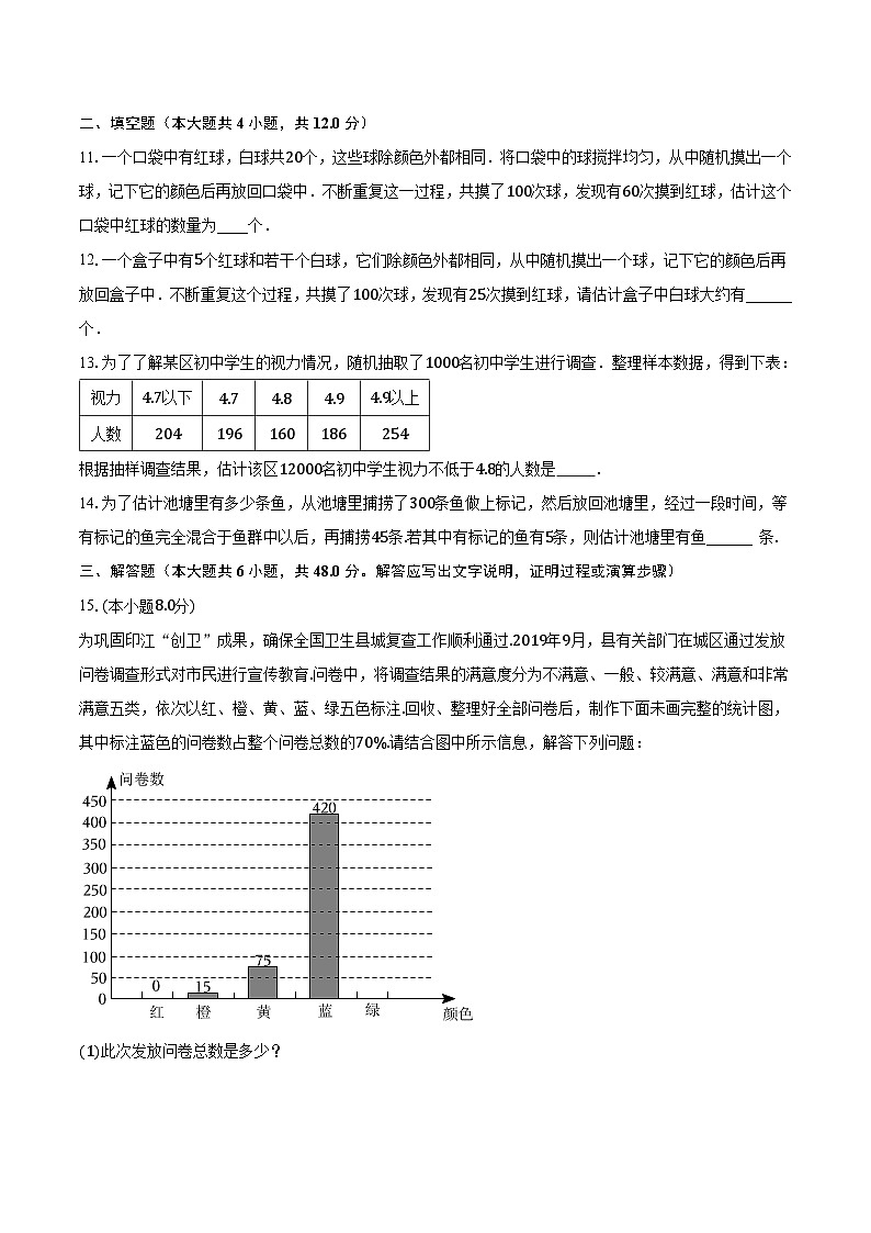 15.1数据的收集 华东师大版初中数学八年级上册同步练习（含答案解析）03