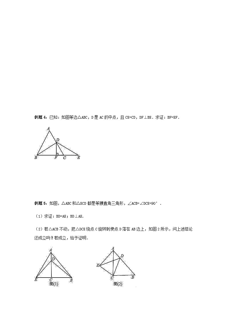 八年级数学上册期中考试常见考题和压轴题汇编第3页