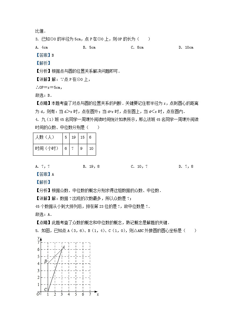 2021-2022学年江苏省苏州市昆山市九年级上学期数学期末试题及答案02