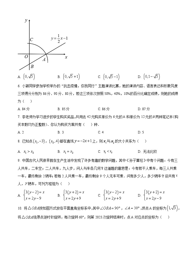 精品解析：河南省郑州外国语中学2021-2022学年八年级上学期期末数学试题（原卷版）第2页