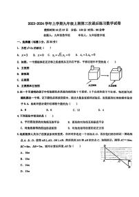 河南省郑州市经济技术开发区第四中学2023-2024学年九年级上学期数学期中试题