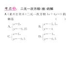人教版七年级数学下第八章二元一次方程组第八章整合与提升课时训练课件PPT