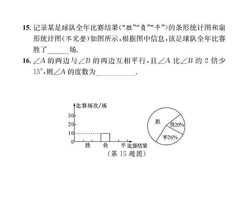 人教版七年级数学下期末综合评价课时训练课件PPT08